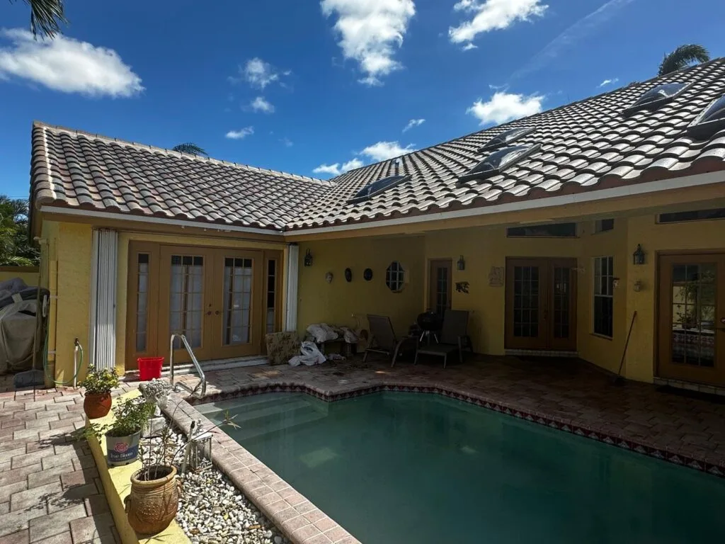 Completed roofing project by Marzo Roofing